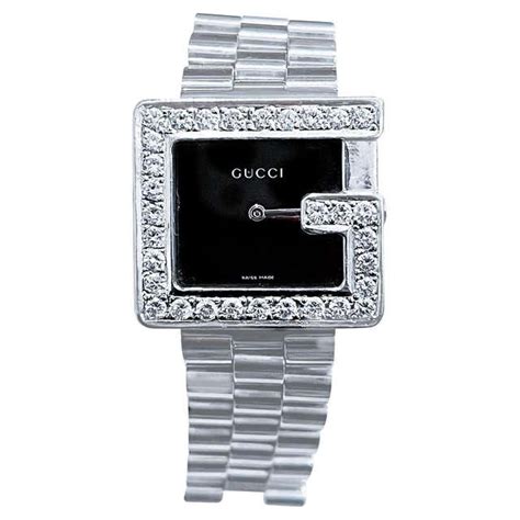 gucci watch holder|men's gucci watch diamond bezel.